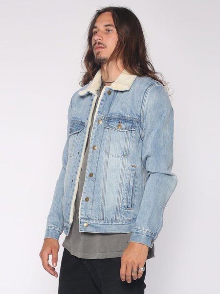 Wanderer Sherpa Jacket - Faded Blue 