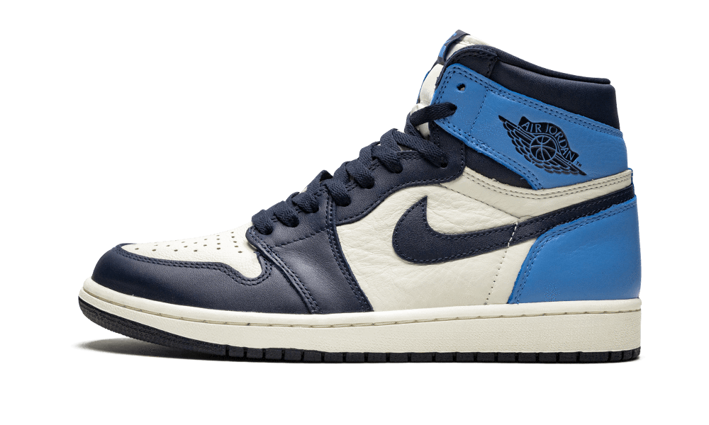 jordan 1 retro obsidian unc women's