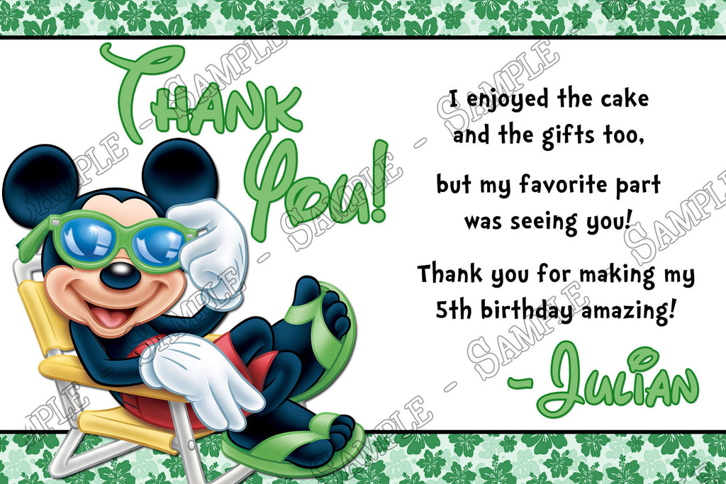 mickey mouse thank you clipart - photo #10