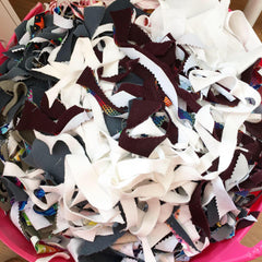 Lady Days Cloth Pads Fabric Scrap Bucket