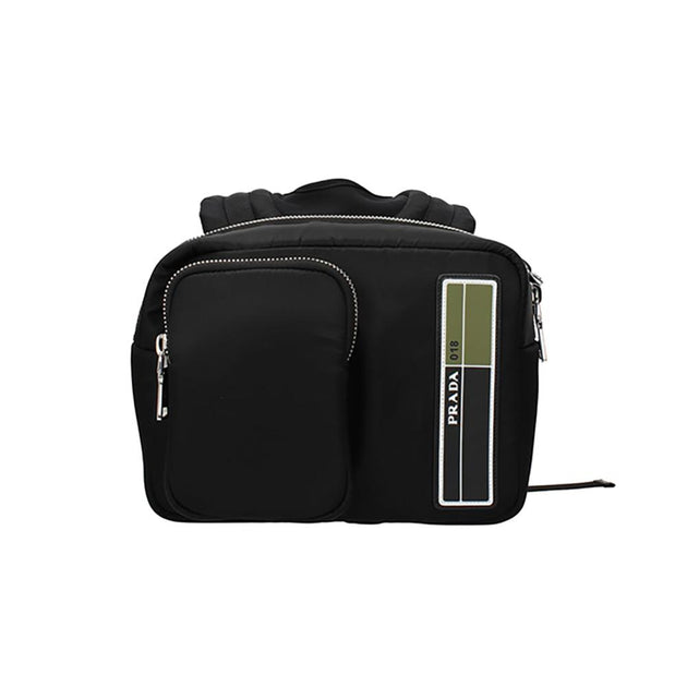 Inzet Luchtvaartmaatschappijen Wolk Prada Men's Nylon Small Tech Backpack Black Olive Green – Bluefly