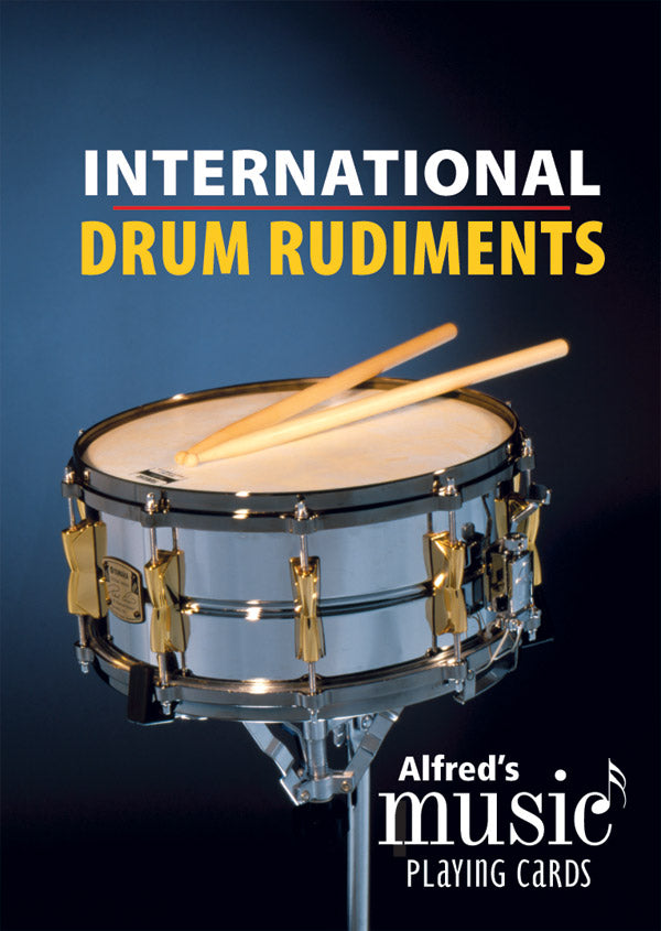 maíz Misionero anunciar Alfred's Music Playing Cards: International Drum Rudiments