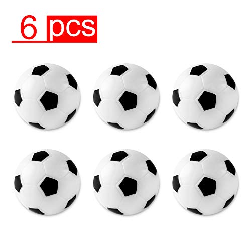 6 Pcs Table Game Soccer Ball Football Fussball Replacements Accessory Mini 31mm 
