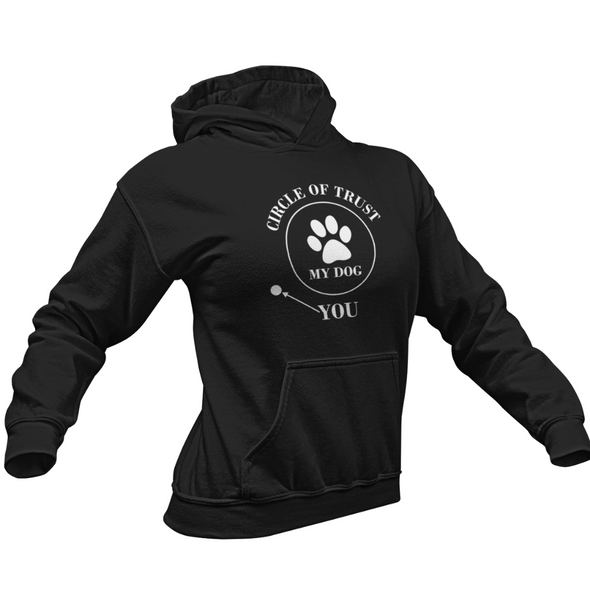 CIRCLE OF TRUST COLLEGE FIT WOMEN'S HOODIE DOG LOVERS APPAREL MUCHO POOCHO