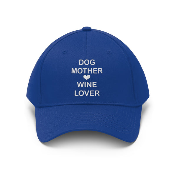 DOG MOTHER WINE LOVER TWILL CAP