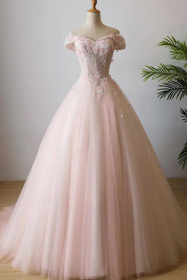 quinceanera dresses with flowers