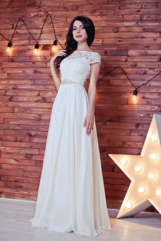 romantic white dress