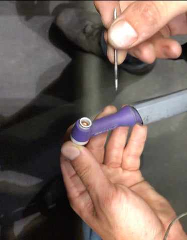 Welding TIG torch assembly learn to weld