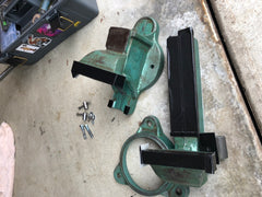 bench vise restoration welding metal