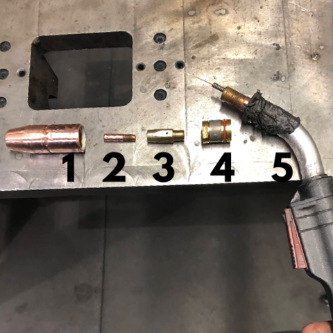 MIG Welding gun assembly learn welding fabrication