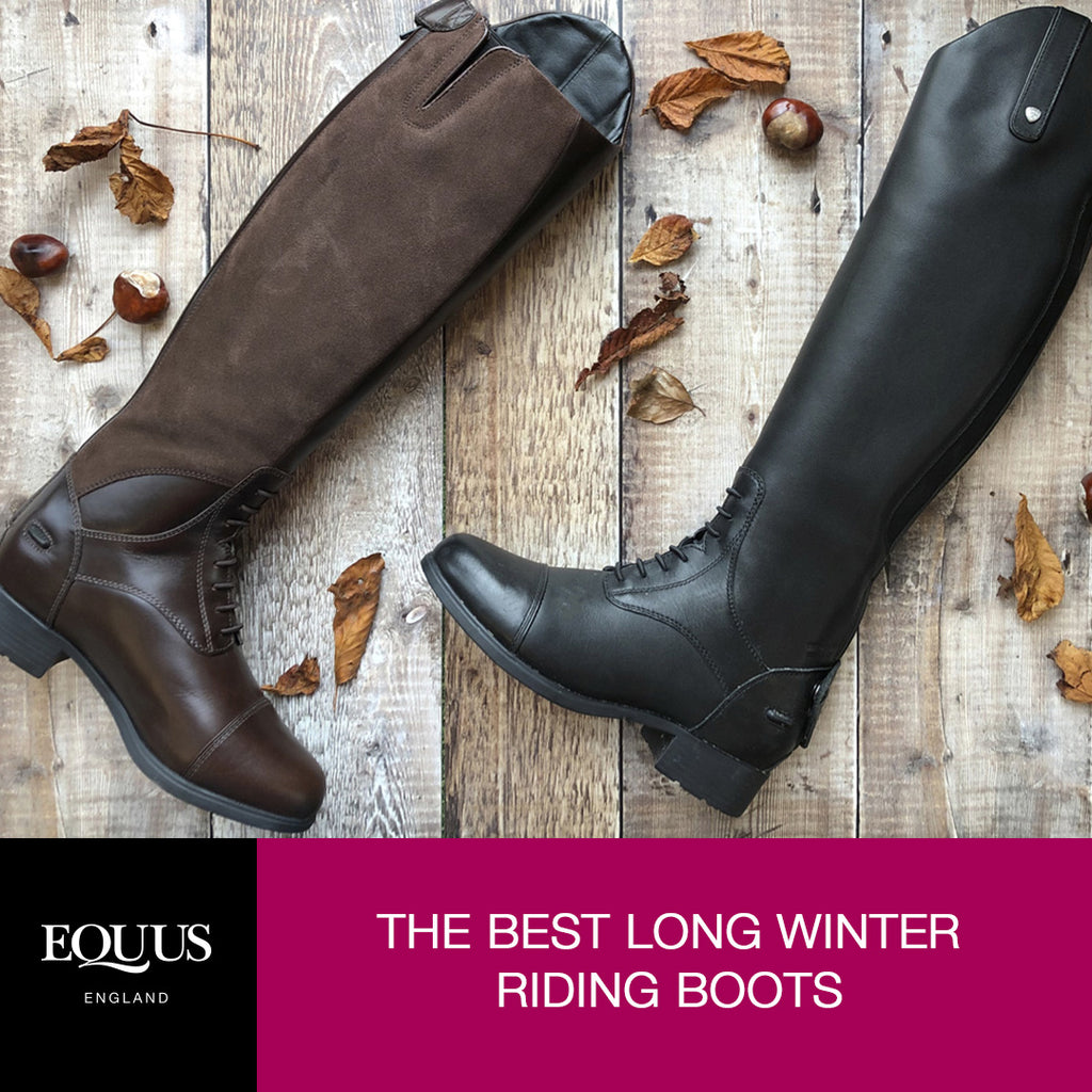 insulated winter riding boots