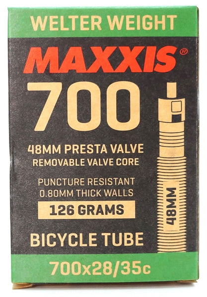 6 Pack Maxxis Welter Weight 700x28-35C 48mm Bike Inner Tube Presta FV Details about   1Pack 