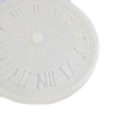 Clear silicone clock face - Roman numerals - make resin clocks