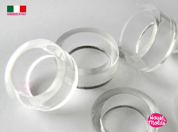Clear silicone Muslim Totem Band ring mold Size 7,8,9.5,10.5,12,13. O-25 NEW 