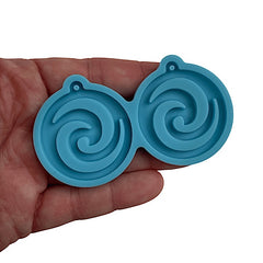 Resin earrings silicone mold