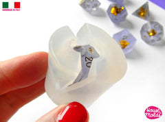 Clear resin dice molds