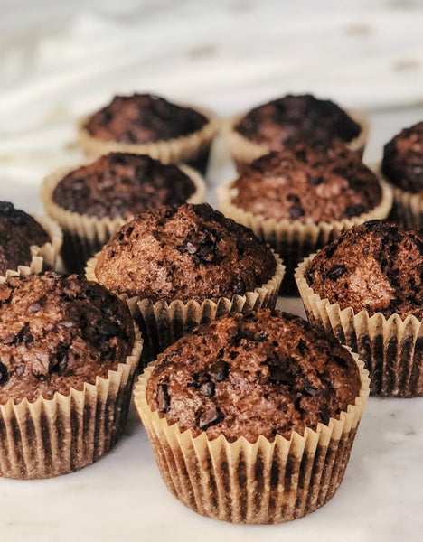 Gluten free organic chocolate muffins