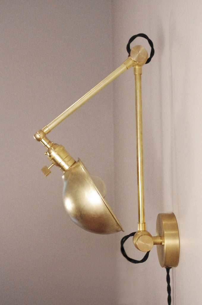 Boom Swivel Lamp With Parabolic Shade Long Made Co.