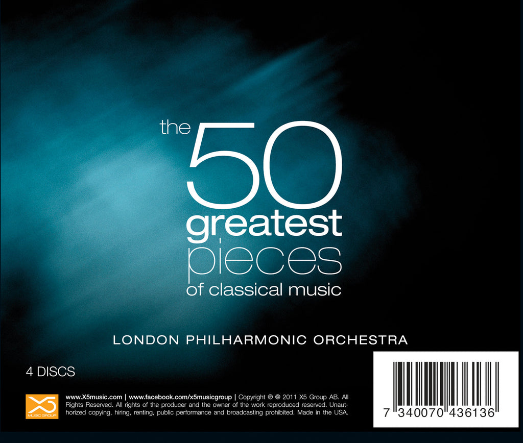 50 Greatest Pieces of Classical Music - 4 CD Set - Music Superstore