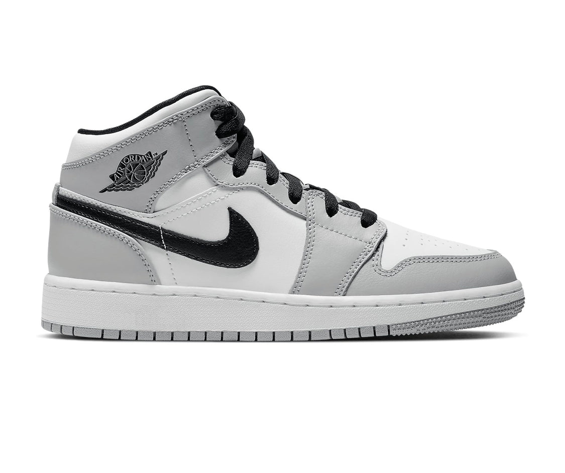 nike air jordans grey and white