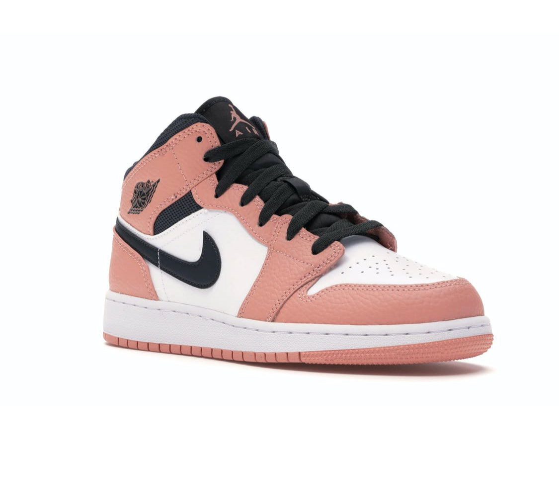 jordan 1 mid pink quartz size 7