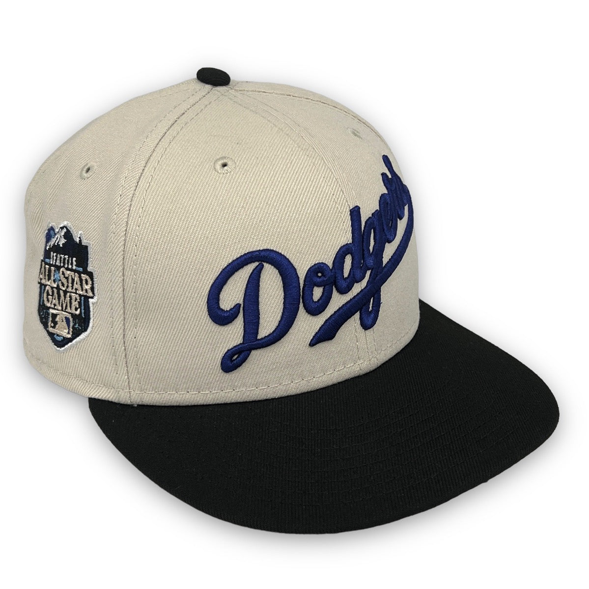 Dodgers 23 ASG New Era 59FIFTY Stone & Black Hat Vegas Blue Bottom