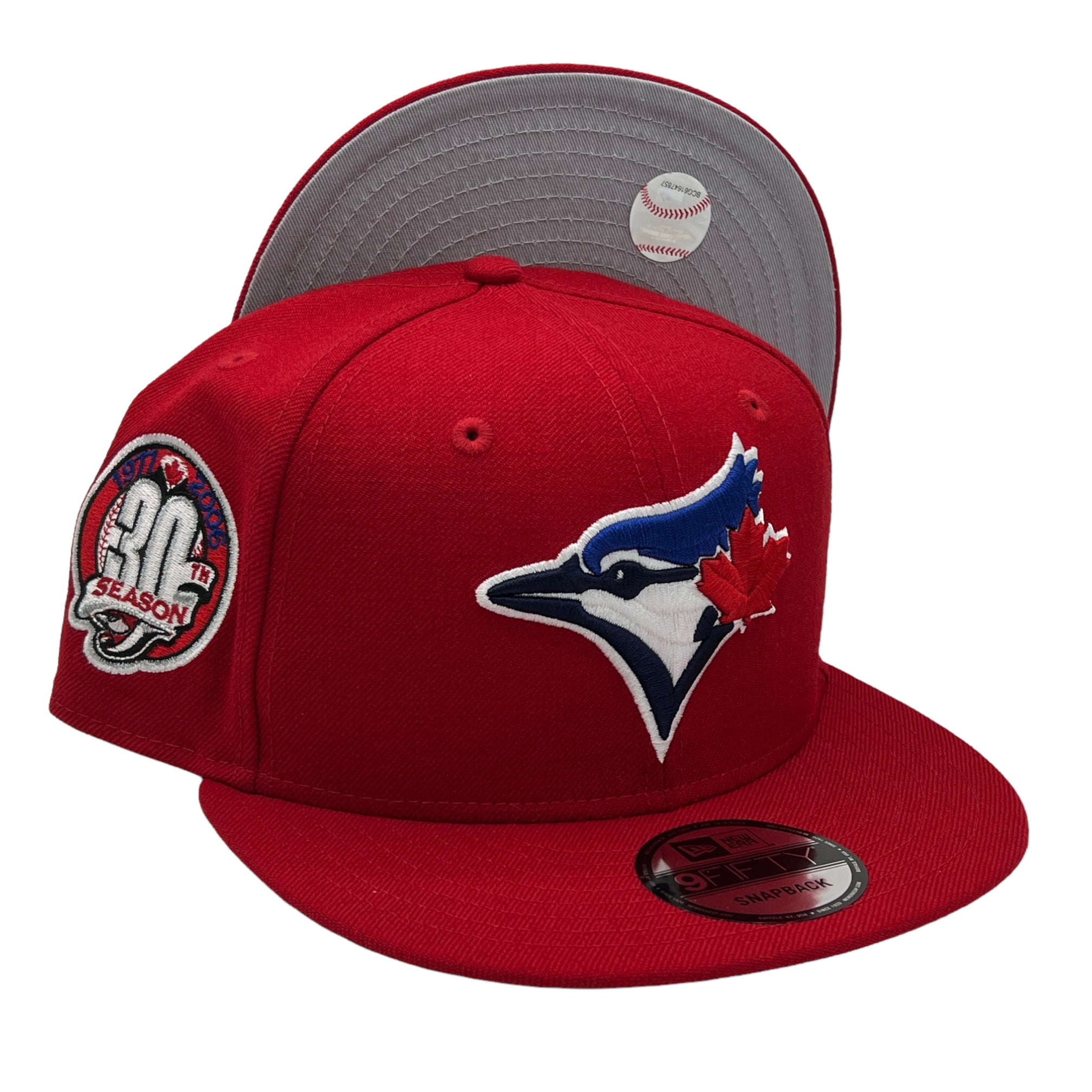 red blue jays snapback