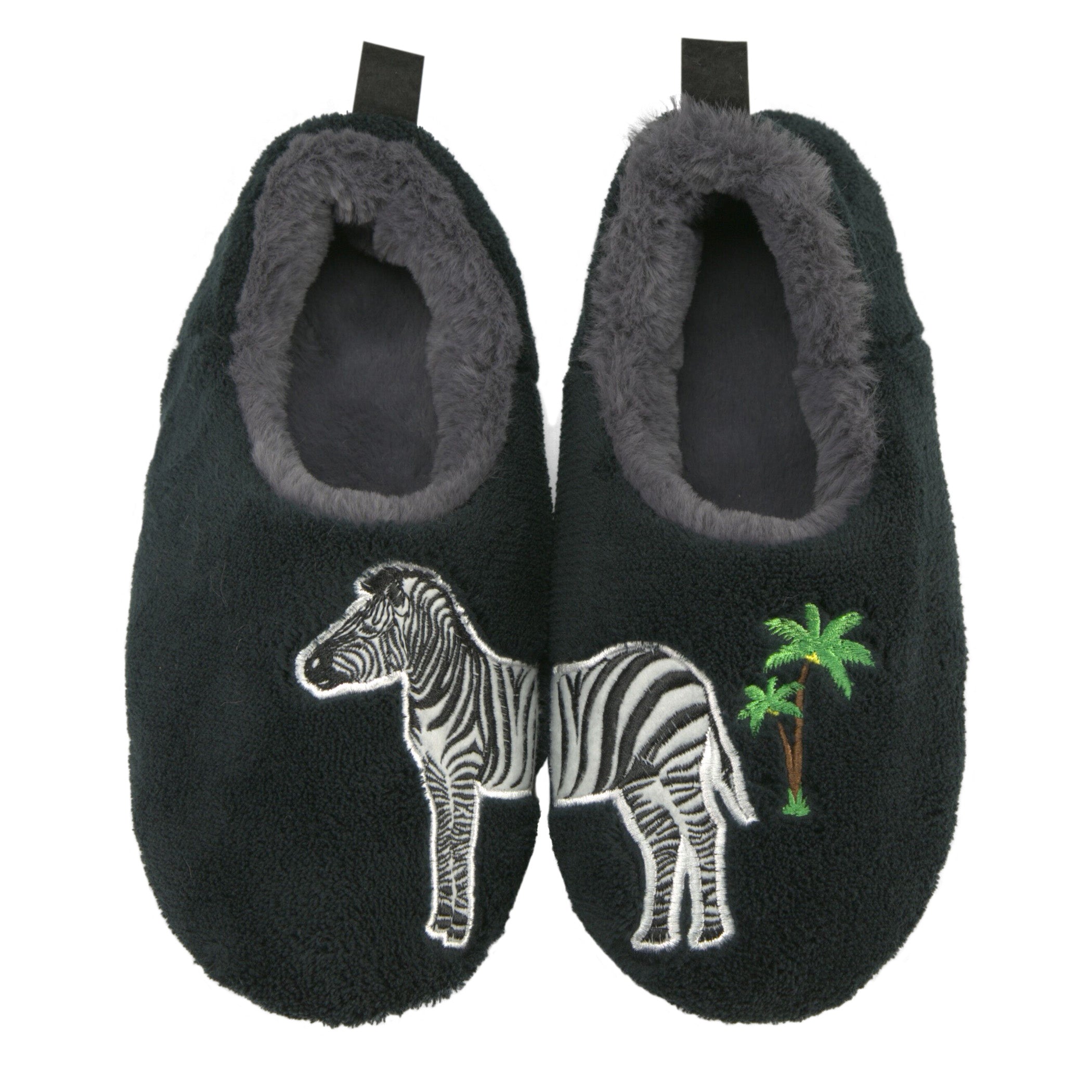 Zebra Slippers for House | Oooh Socks