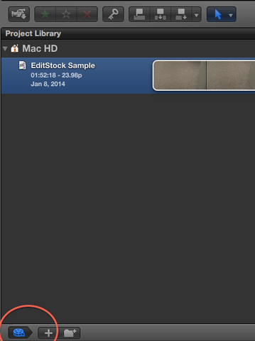 Import files in FCPx
