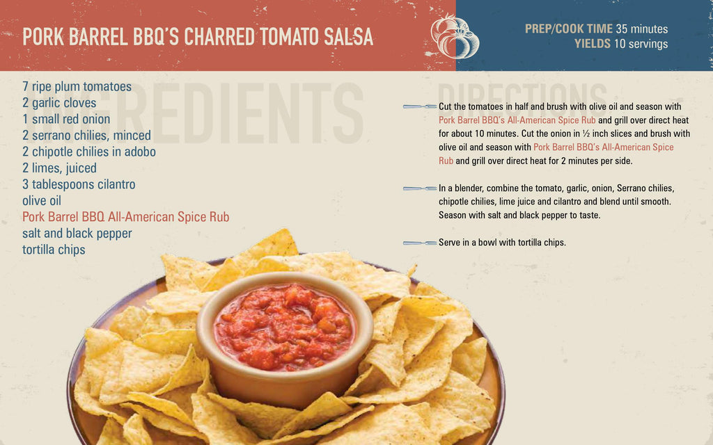 Grilled Charred Tomato Tailgate Recipe