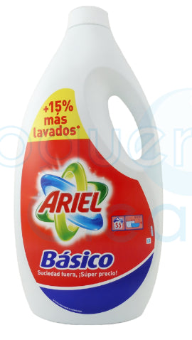 Ariel Básico Detergente Lavadora / Laundry Detergent 1,560ml