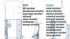Explain alcohols in skin care products