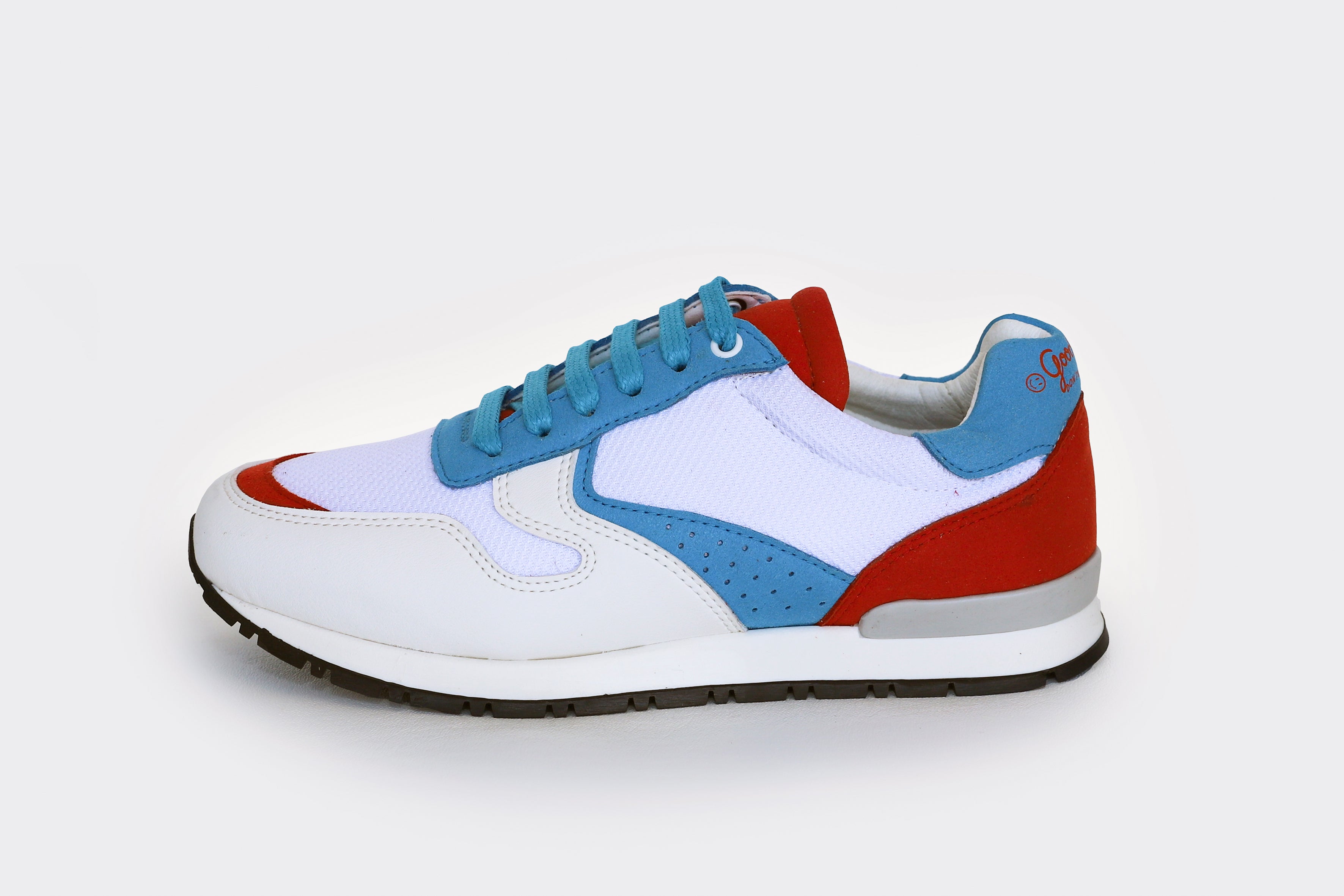 fintælling Penge gummi Barry FELIX vegan running shoes | WHITE/RED/BLUE – GoodGuysdontwearleather