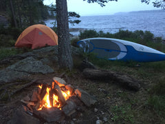 Camping on one of the most beautiful islands on the border of Norway and Sweden.