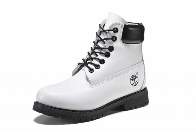 white timberland style boots
