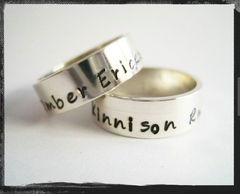 Sterling Silver Finger Ring ..... Wear Alone or Stack them up