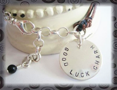 Sterling Silver Rope Bracelet - Names Words Phrases