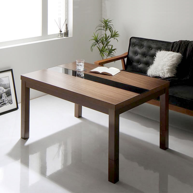 こたつテーブル 単品 長方形(75×105cm) 3段階高さ調整 反射材通販プリズム