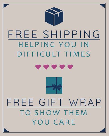 Free Shipping and Free Gift Wrap to show them you care
