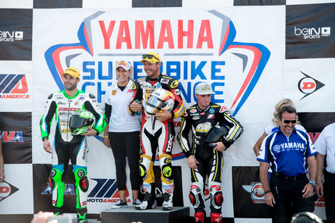 Danny Eslick wins at VIR with TOBC Racing Yamaha R1 and Full Spectrum Power Pulse lithium motorcycle battery