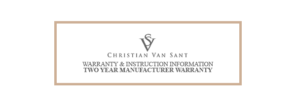Christian Van Sant Warranty