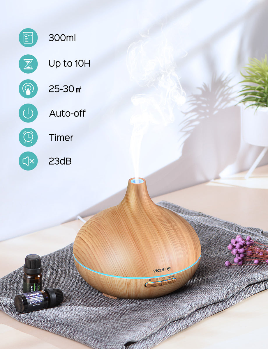Details about   VicTsing 300ml Aroma Diffuser 23dB Ultra Quiet Humidifier Ultrasonic for show original title 