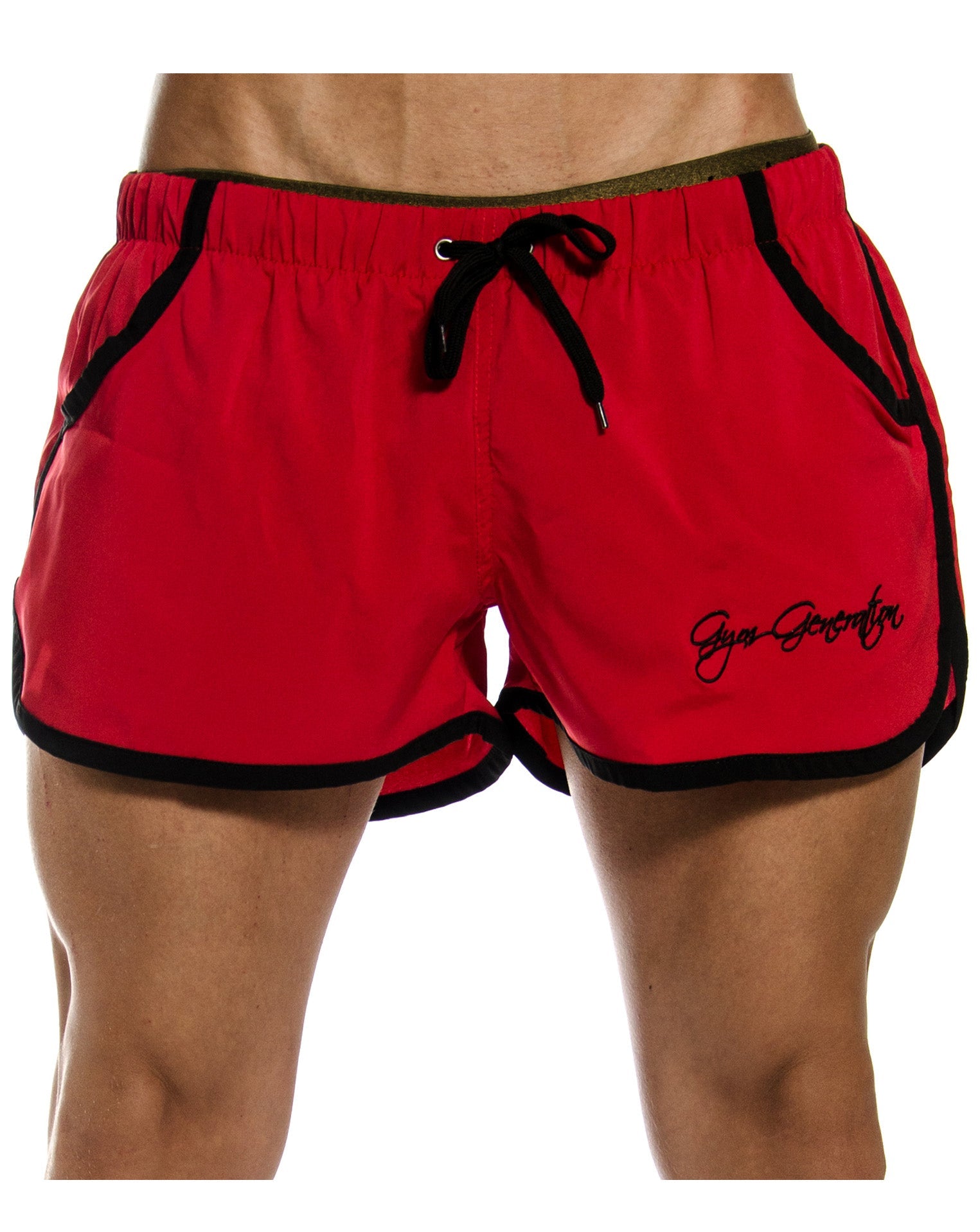 Pantalones cortos deportivos para hombre Pantalón corto sport en rojo | pantalones Zyzz Gym Generation®