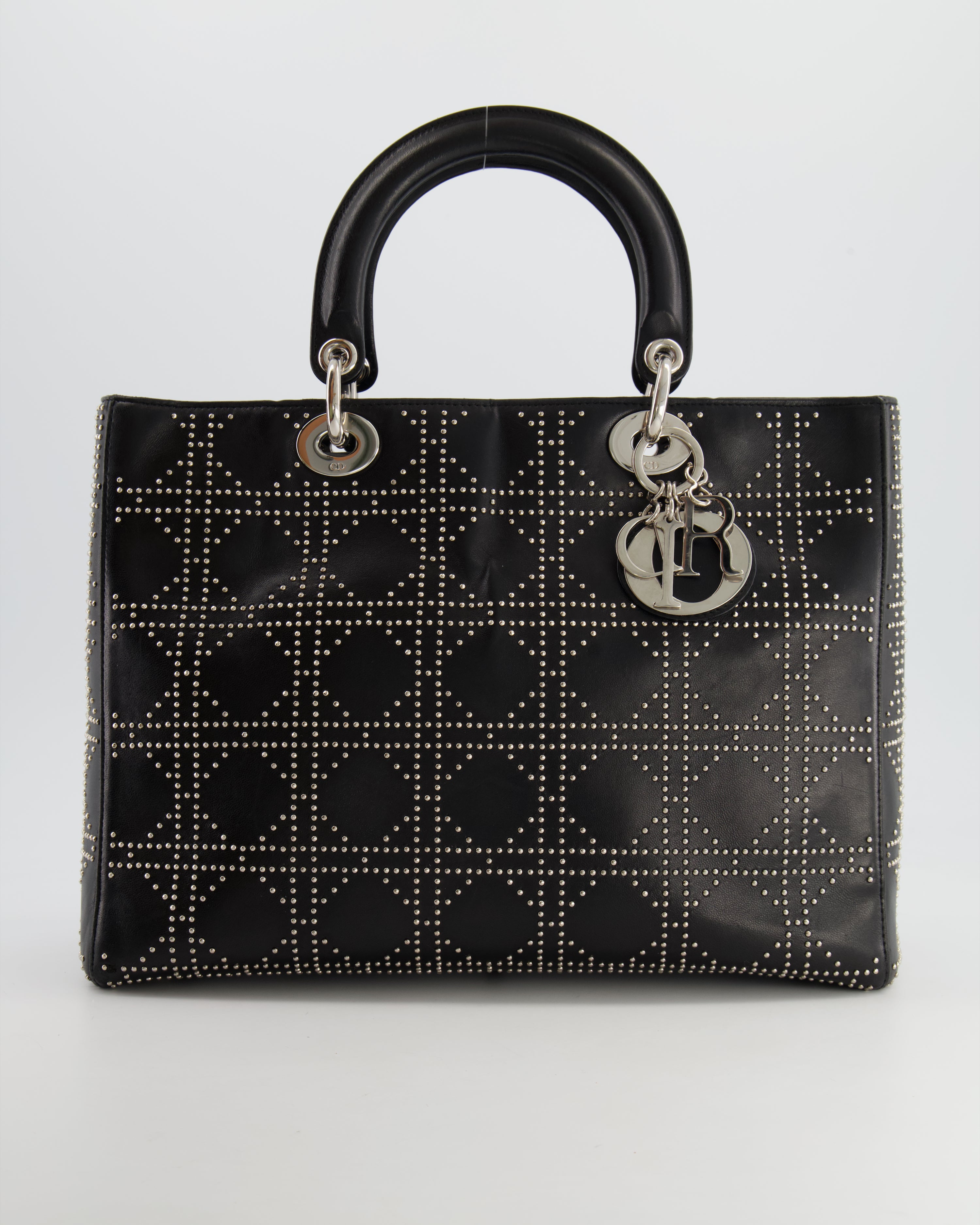 lady dior studded bag