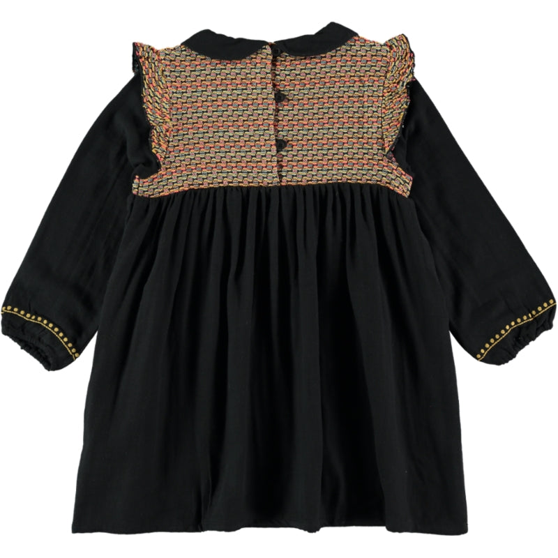Load image into Gallery viewer, Coco Au Lait JACQUARD DRESS Dress Caviar