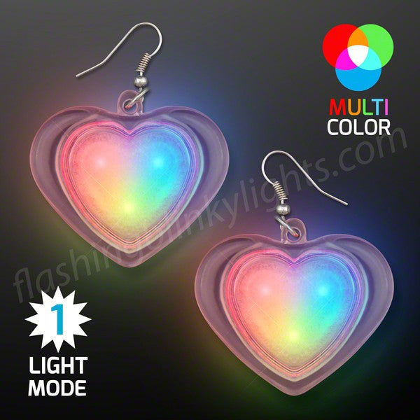 led flashing earrings