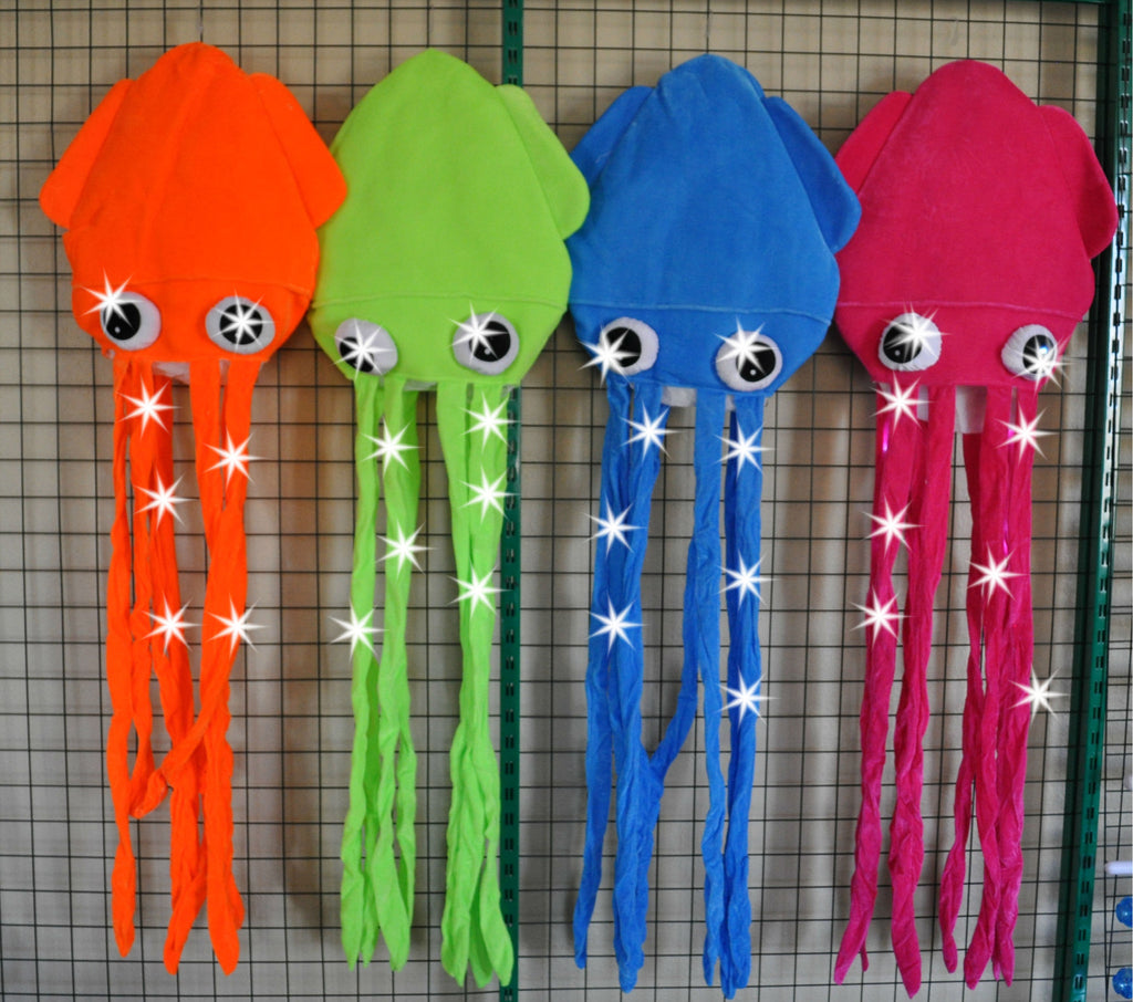 light up squid hat