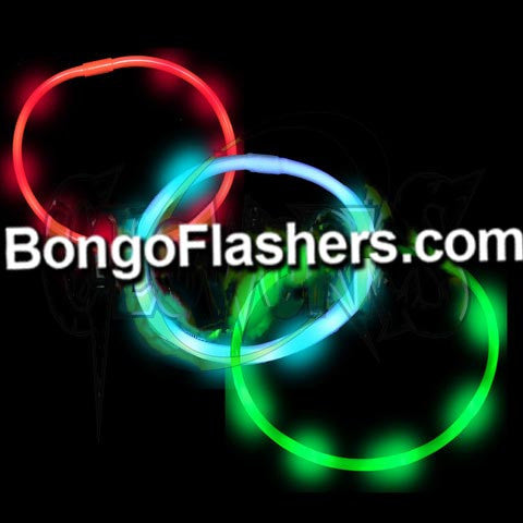 20 LEDs FLASHING NECKLACE - ASSORTED COLORS (1 PIECE)