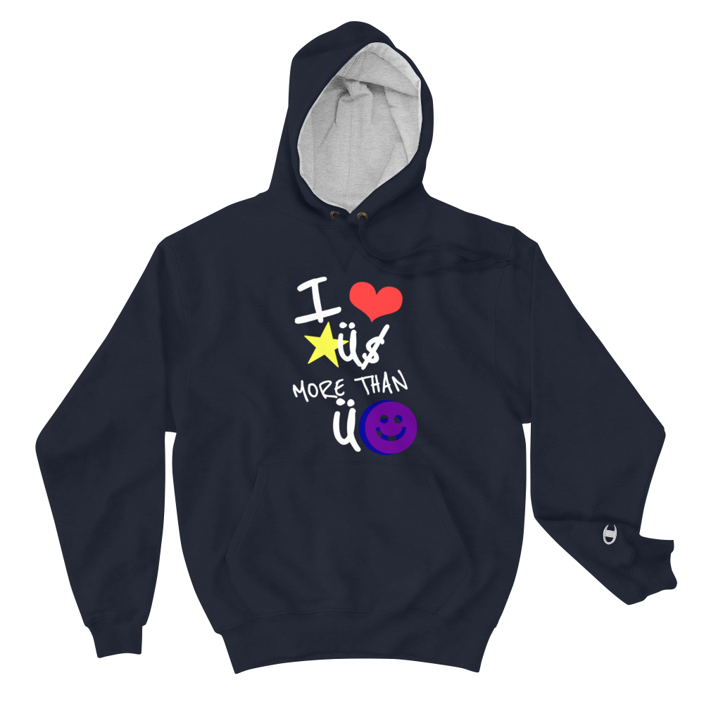 Exclusive I Love U X Champion Hoodie U Studios