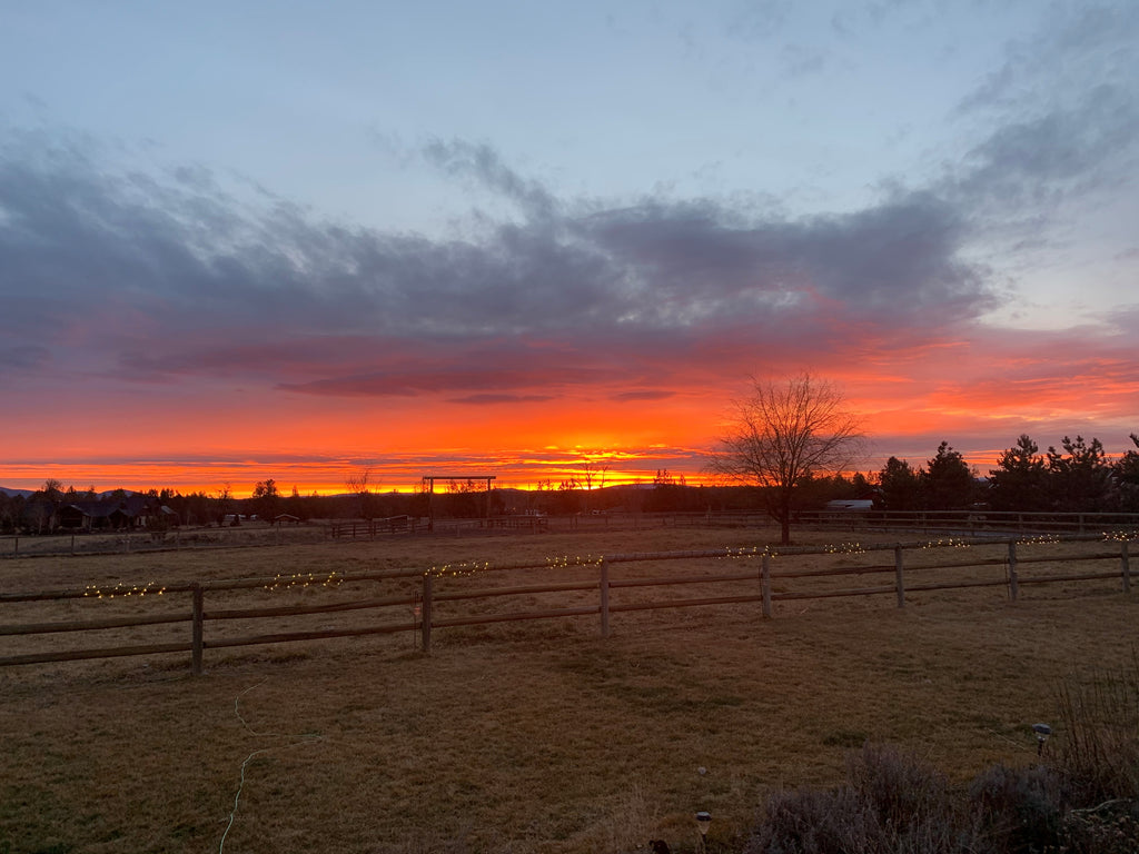 Red sky in morning